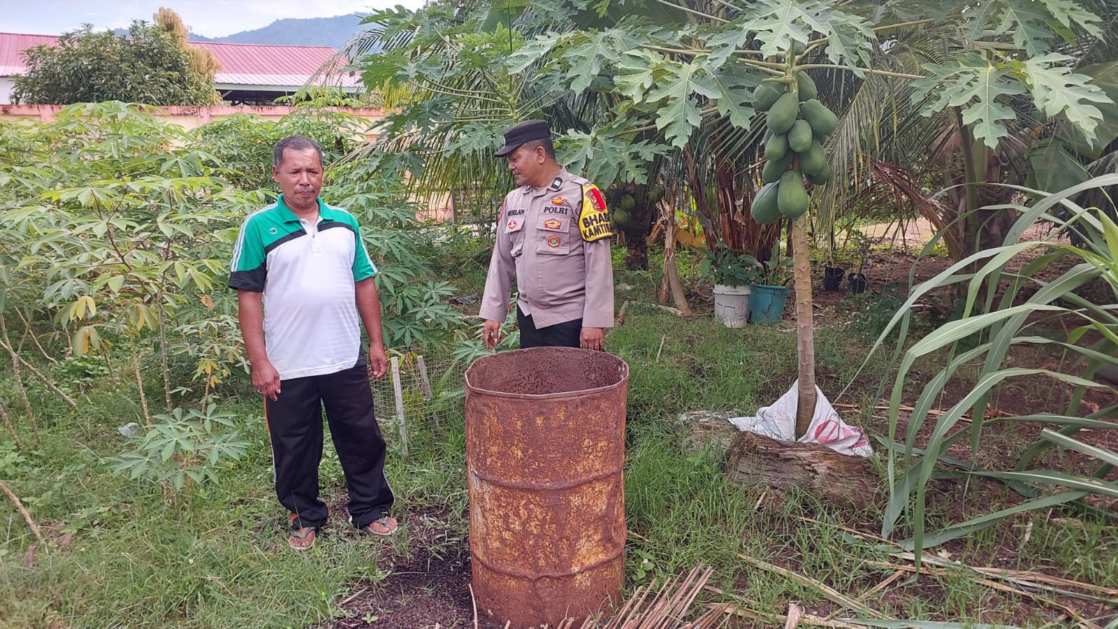 Polsek Samadua Dorong Produktivitas Petani Jagung, Dukung Ketahanan Pangan Nasional   