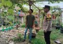 Bhabinkamtibmas Polsek Tapaktuan Sambangi Pekarangan Produktif, Dukung Ketahanan Pangan Nasional