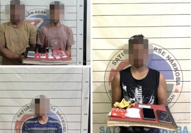 Satresnarkoba Polres Aceh Selatan Ungkap Tiga Kasus Narkotika dalam Satu Malam, 124,24 Gram Sabu Diamankan