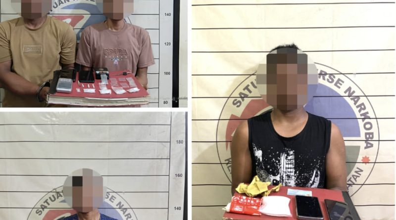 Satresnarkoba Polres Aceh Selatan Ungkap Tiga Kasus Narkotika dalam Satu Malam, 124,24 Gram Sabu Diamankan