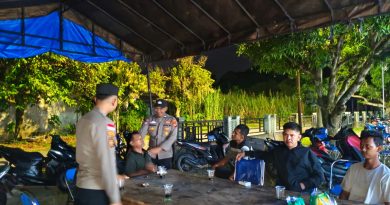 Patroli Malam Intensif, Polsek Kluet Utara Hadir Jaga Kamtibmas di Pusat Keramaian