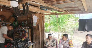 Bhabinkamtibmas Polsek Pasie Raja Sambangi Warga, Sampaikan Bahaya Narkoba dan Judi Online