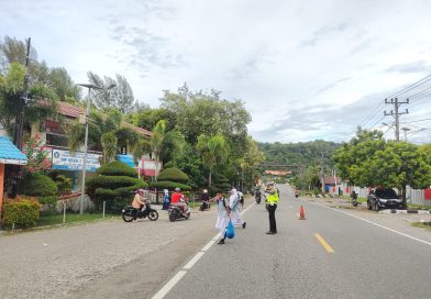 Gatur Rutin di Jam Sibuk Pagi, Sat Lantas Polres Aceh Selatan Jaga Kelancaran Lalu Lintas