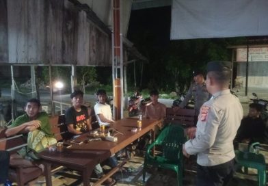 Patroli Malam Humanis, Polsek Kluet Utara Perkuat Pengawasan di Titik Rawan dan Ruang Publik