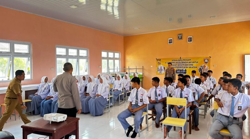 Satbinmas Polres Aceh Selatan Rutin Lakukan Edukasi Digital, Gencarkan Sosialisasi E-Learning Polri Mengajar Satbinmas Polres Aceh Selatan Rutin Lakukan Edukasi Digital, Gencarkan Sosialisasi E-Learning Polri Mengajar