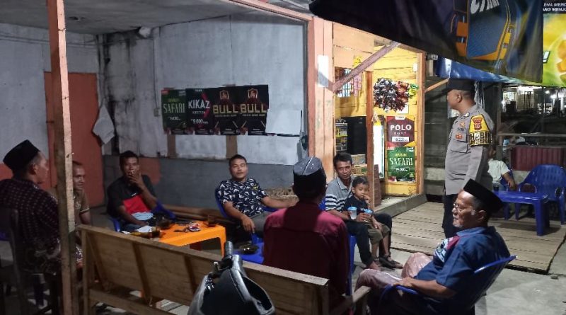 Patroli Malam Humanis, Polsek Kluet Utara Antisipasi Kejahatan di Titik Rawan