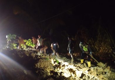 Gerak Cepat Personel, Longsor Tutup Jalan Nasional Tapaktuan–Subulussalam Berhasil Ditangani