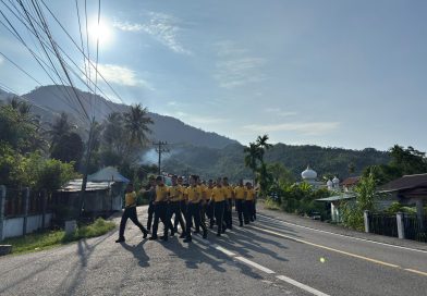 Dukung Pendidikan Digital, Personel Polsek Labuhanhaji Timur Sosialisasikan E-Learning di SMPN 2 Labuhanhaji Timur