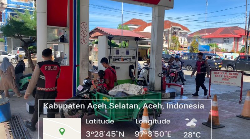 Sat Samapta Polres Aceh Selatan Gelar Patroli Presisi Pariwisata dan KRYD, Antisipasi Gangguan Kamtibmas