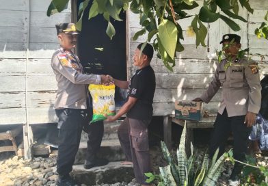 Polsek Pasieraja Salurkan Bantuan Sosial, Wujud Kepedulian Polri kepada Masyarakat