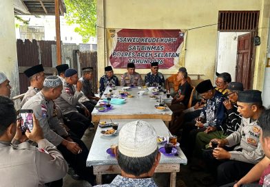 Sat Binmas Polres Aceh Selatan Gelar “Saweu Kede Kopi”, Pererat Silahturahmi dan Serap Aspirasi Masyarakat 