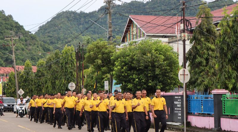 Polres Aceh Selatan Gelar Olahraga Jalan Santai, Tingkatkan Kebugaran dan Soliditas Personel