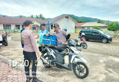 Sambang Humanis Polsek Labuhanhaji Timur, Pererat Silaturahmi dan Sampaikan Pesan Kamtibmas Kepada Masyarakat