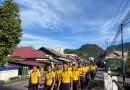 Jumat Sehat, Personel Polres Aceh Selatan Jalan Santai 3 Kilometer Kelilingi Perkampungan Warga