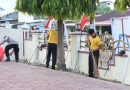Gotong Royong Jadi Wujud Nyata Disiplin dan Kebersamaan Personel Polres Aceh Selatan