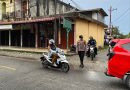 Strong Point Polsek Labuhanhaji Barat, Wujud Kepedulian Polri Mengawal Aktivitas Pagi Masyarakat