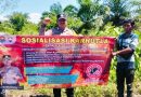 Polsek Bakongan Gencarkan Edukasi Pencegahan Karhutla, Ajak Masyarakat Stop Membuka Lahan dengan Cara Membakar