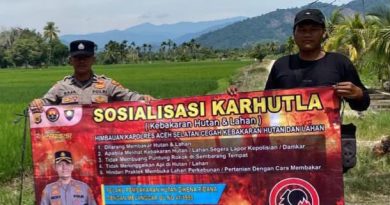 Cegah Karhutla, Polsek Kluet Timur Gencarkan Sosialisasi dan Edukasi kepada Masyarakat Cegah Karhutla, Polsek Kluet Timur Gencarkan Sosialisasi dan Edukasi kepada Masyarakat