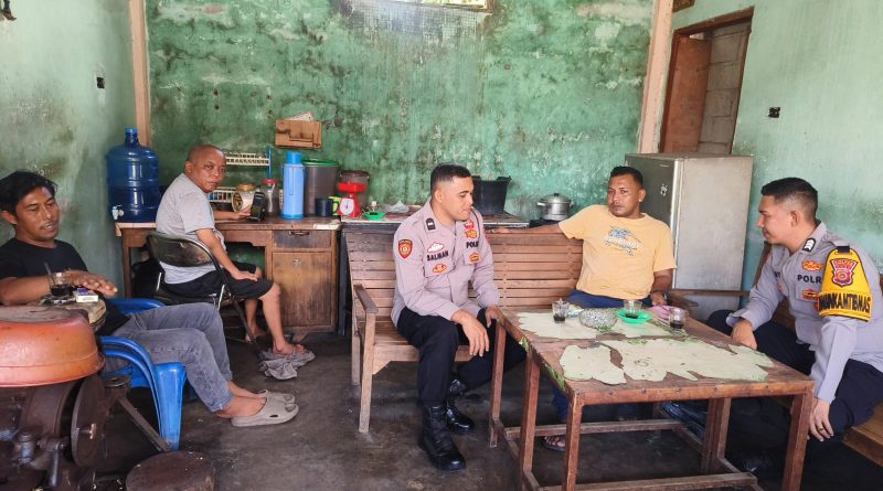 Sambang Masyarakat, Polsek Samadua Sampaikan Imbauan Kamtibmas untuk Jaga Keamanan dan Ketertiban