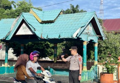 Kapolres Aceh Selatan Turun Langsung Pimpin Strong Point Pagi, Pastikan Aktivitas Masyarakat Berjalan Aman dan Lancar