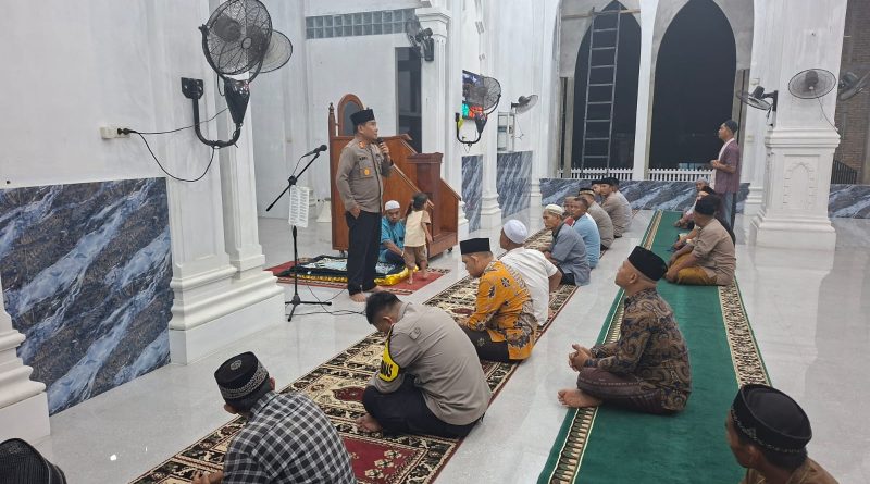 Subuh Keliling Berjamaah, Polres Aceh Selatan Hadir Lebih Dekat dengan Masyarakat