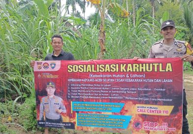Lewat Patroli dan Sosialisasi, Polsek Pasie Raja Ajak Masyarakat Cegah Karhutla