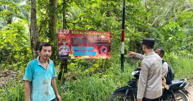 Lindungi Lingkungan dari Ancaman Karhutla, Polsek Kluet Timur Sosialisasikan Pencegahan Karhutla Lindungi Lingkungan dari Ancaman Karhutla, Polsek Kluet Timur Sosialisasikan Pencegahan Karhutla