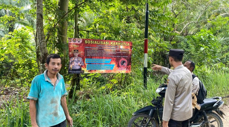Lindungi Lingkungan dari Ancaman Karhutla, Polsek Kluet Timur Sosialisasikan Pencegahan Karhutla Lindungi Lingkungan dari Ancaman Karhutla, Polsek Kluet Timur Sosialisasikan Pencegahan Karhutla
