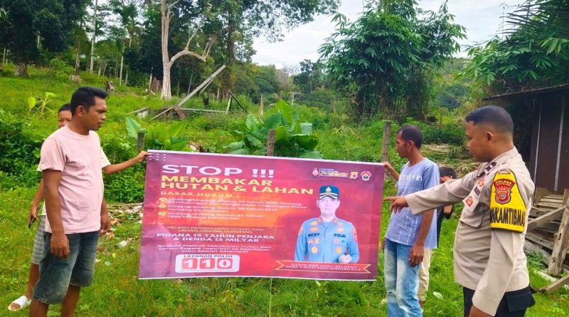 Melalui Sosialisasi dan Patroli, Polsek Meukek Tingkatkan Upaya Pencegahan Karhutla di Wilayah Hukumnya Melalui Sosialisasi dan Patroli, Polsek Meukek Tingkatkan Upaya Pencegahan Karhutla di Wilayah Hukumnya